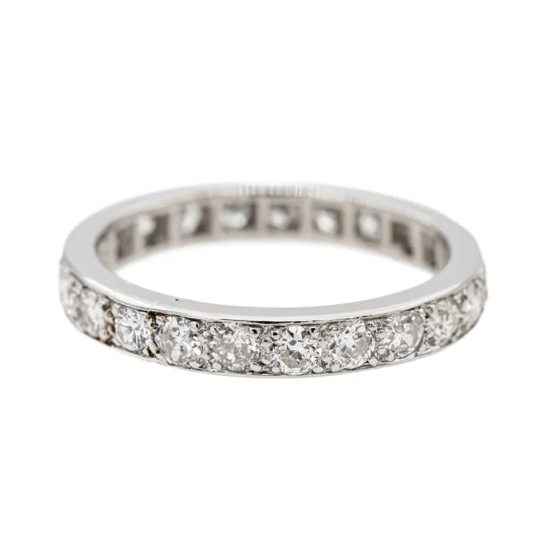 Bague Alliance Platine Diamant sold by 58 Facettes