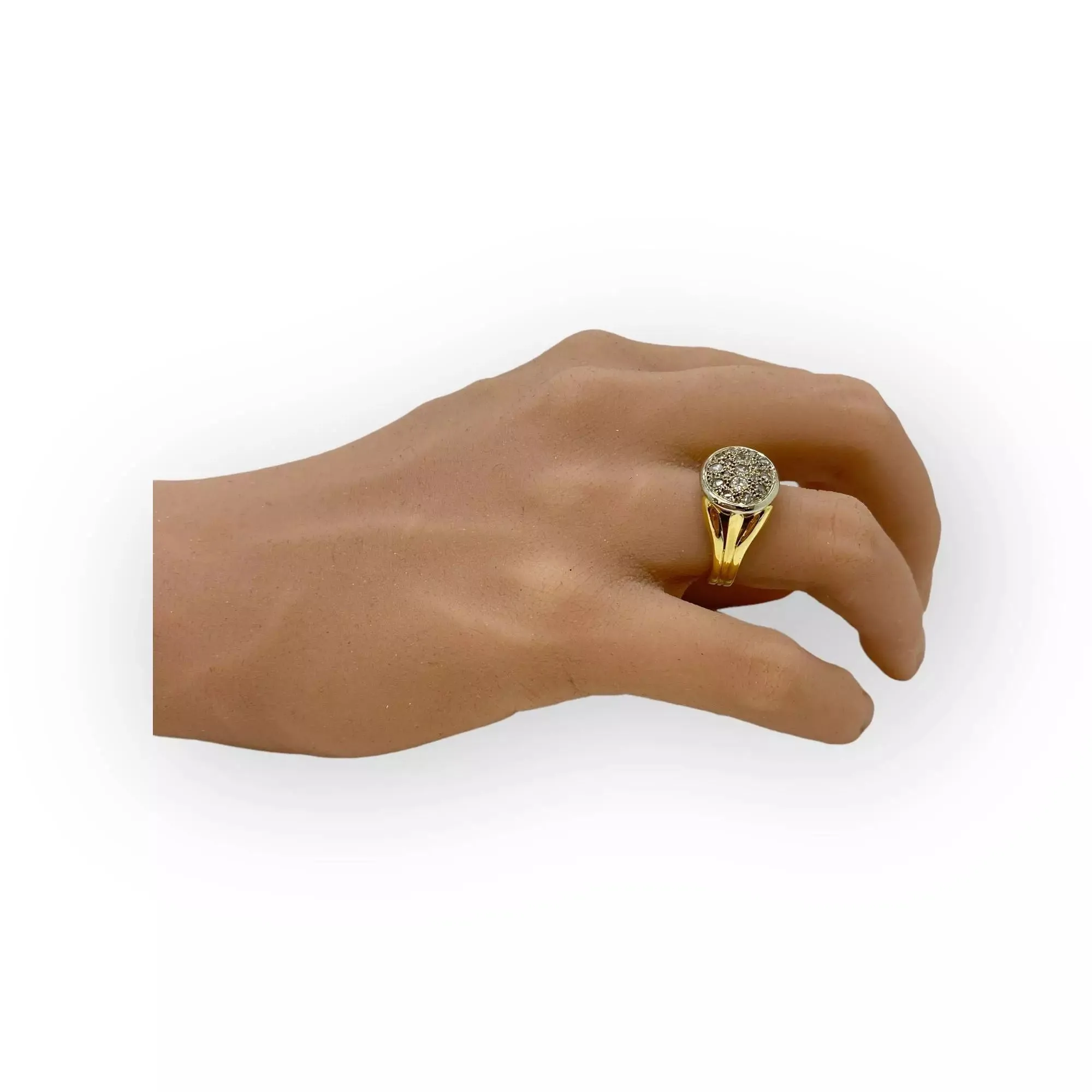 Bague en 2 ors et diamants sold by 58 Facettes product image thumbnail 3