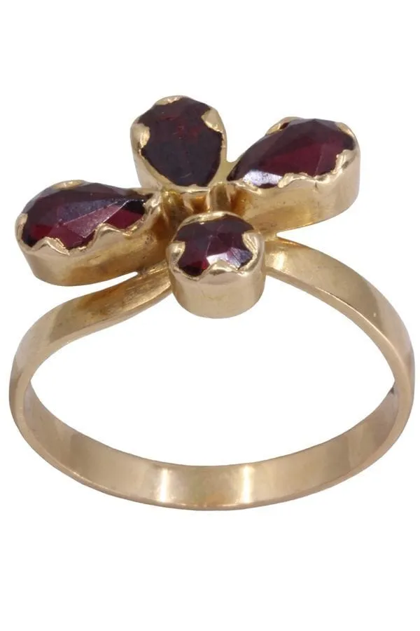 BAGUE ANCIENNE GRENATS DE PERPIGNIAN sold by 58 Facettes product image thumbnail 3