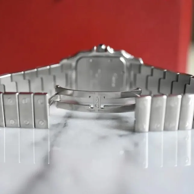 CARTIER - Montre Santos MM sold by 58 Facettes product image thumbnail 3