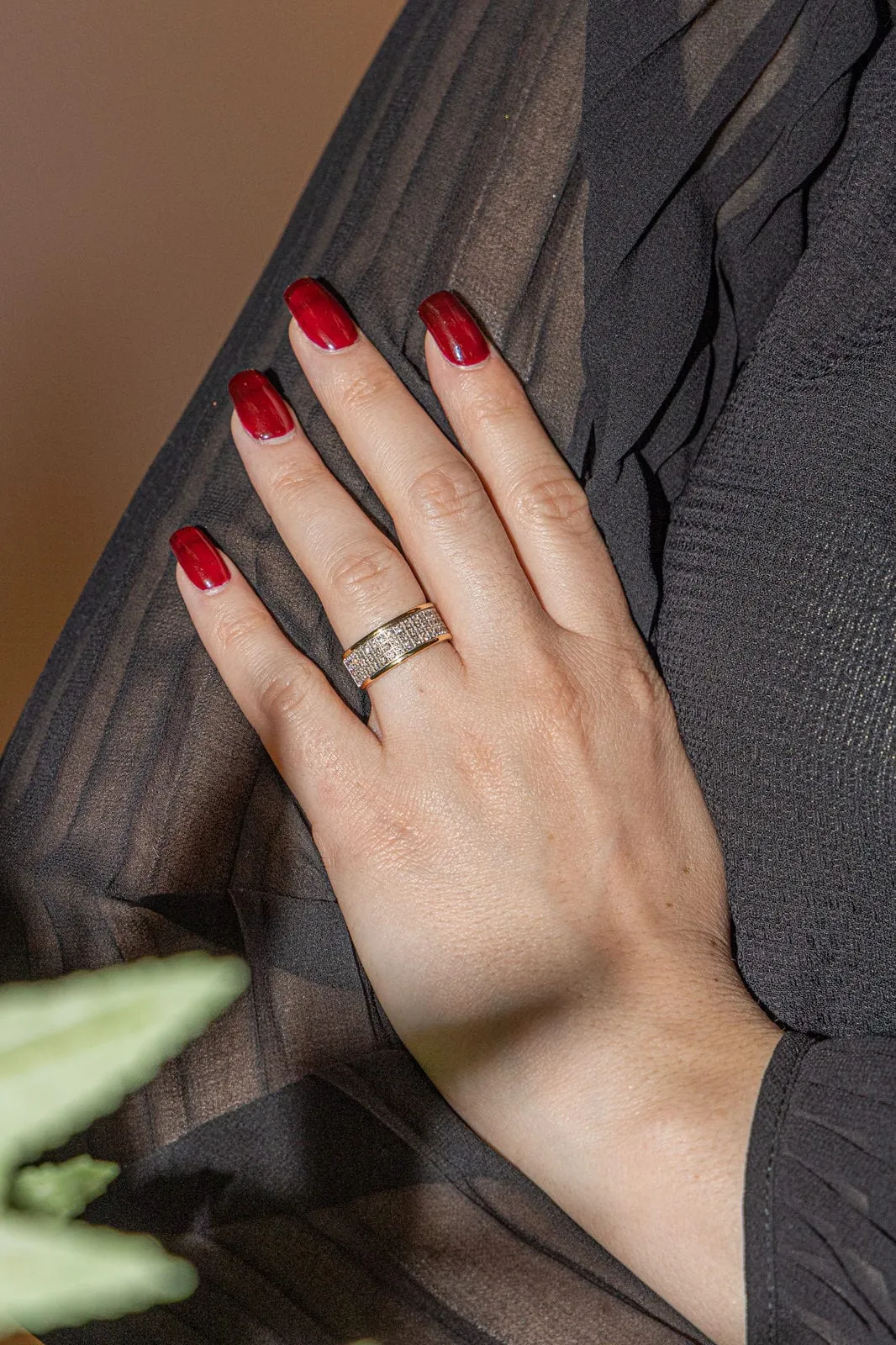 Bague Bandeau Or jaune Diamant sold by 58 Facettes product image thumbnail 2