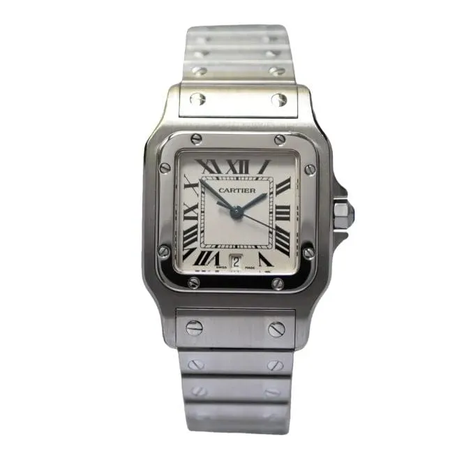 CARTIER - Montre Santos MM sold by 58 Facettes