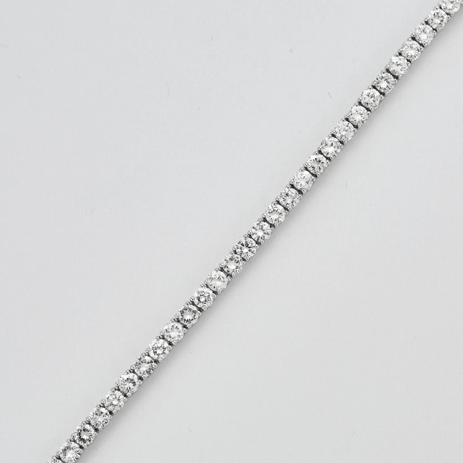 Bracelet Tennis diamants 9,5 cts sold by 58 Facettes product image thumbnail 3