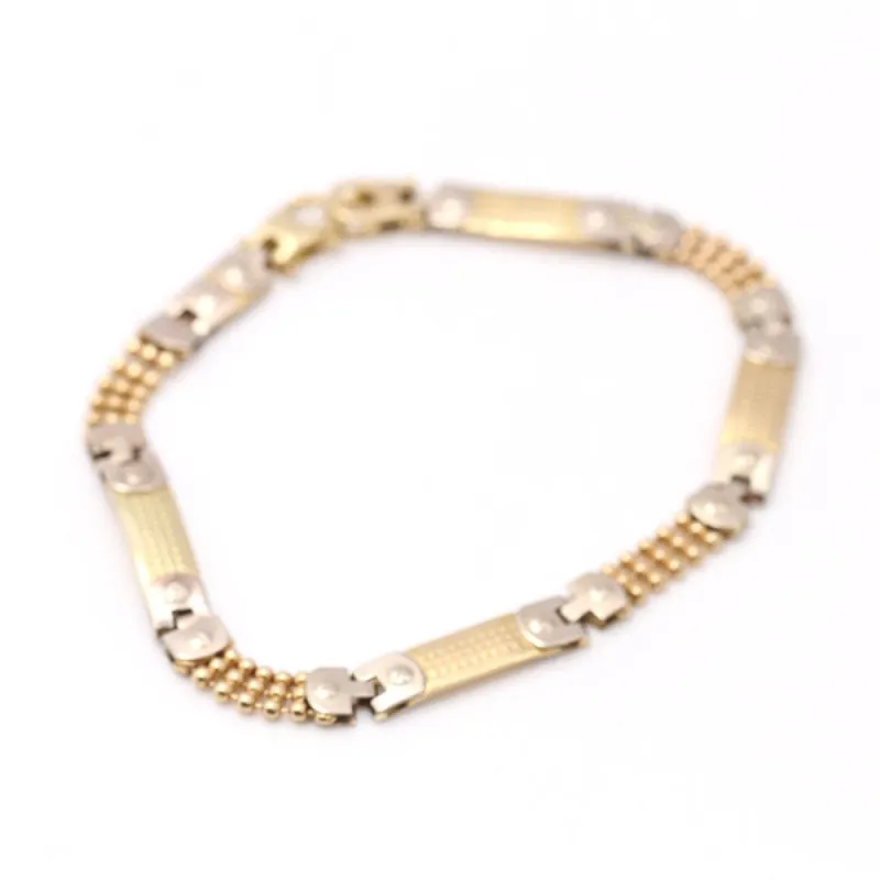 Bracelet articulé en or bicolore sold by 58 Facettes
