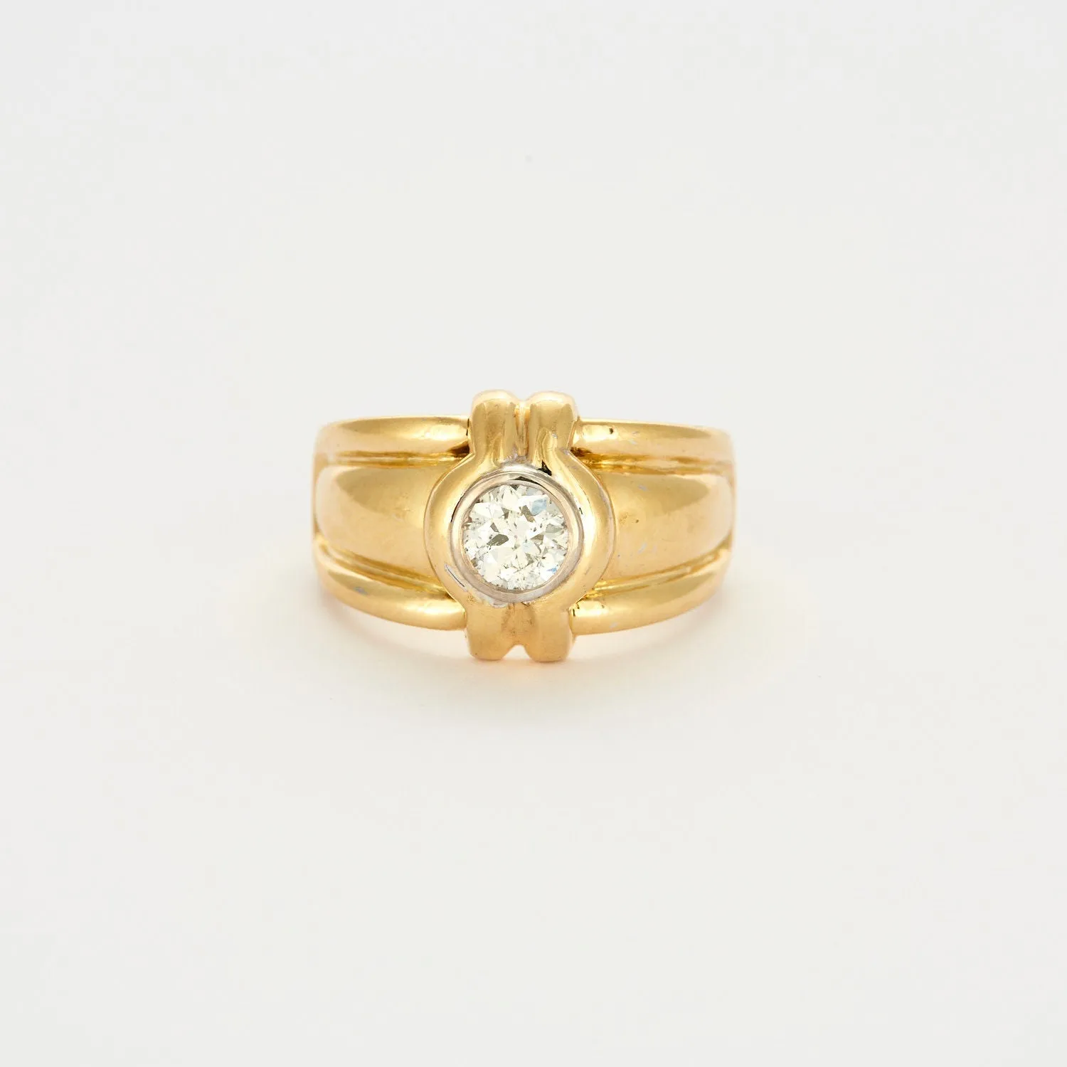 Bague or jaune diamant sold by 58 Facettes product image thumbnail 2