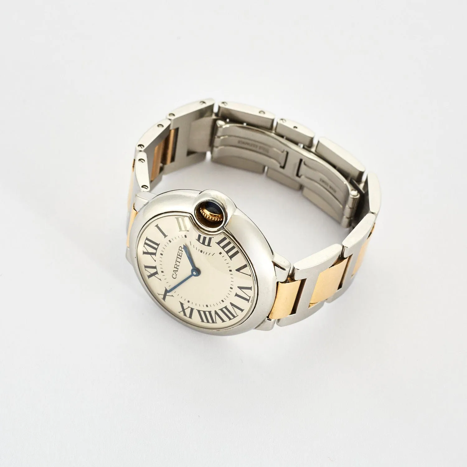 CARTIER - Montre Ballon Bleu Acier et or sold by 58 Facettes product image thumbnail 4