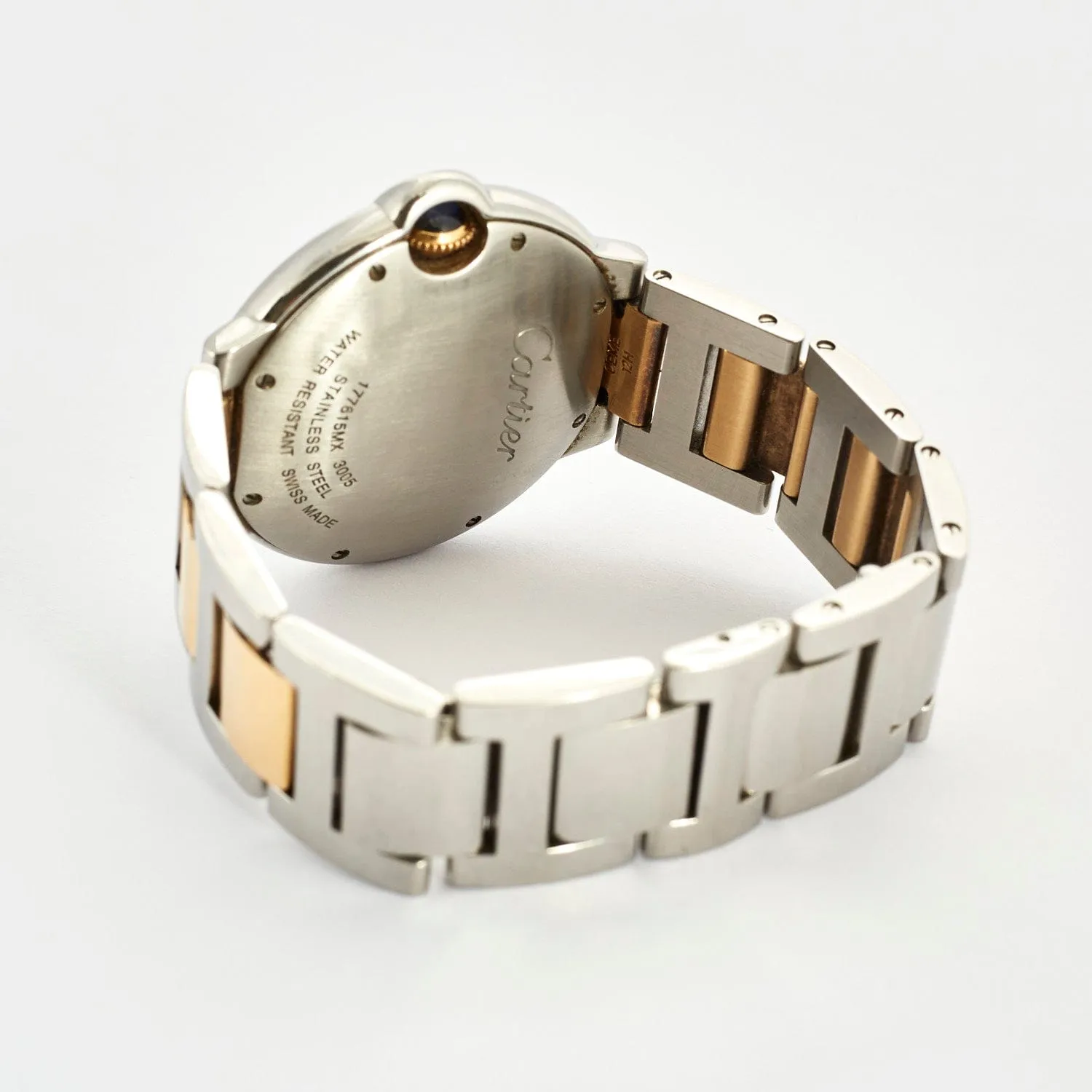 CARTIER - Montre Ballon Bleu Acier et or sold by 58 Facettes product image thumbnail 5