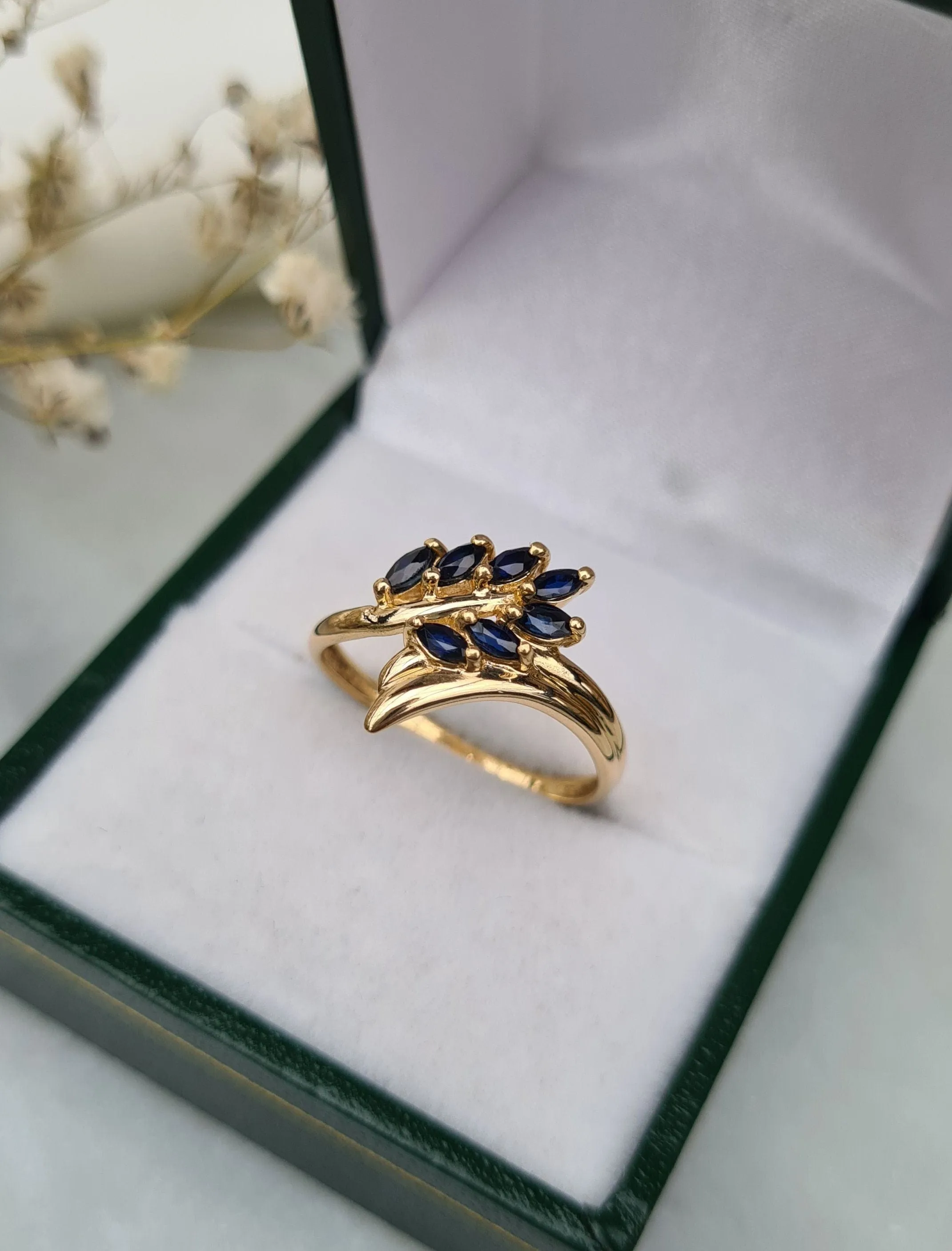 Bague rameau Saphirs or jaune sold by 58 Facettes product image thumbnail 4