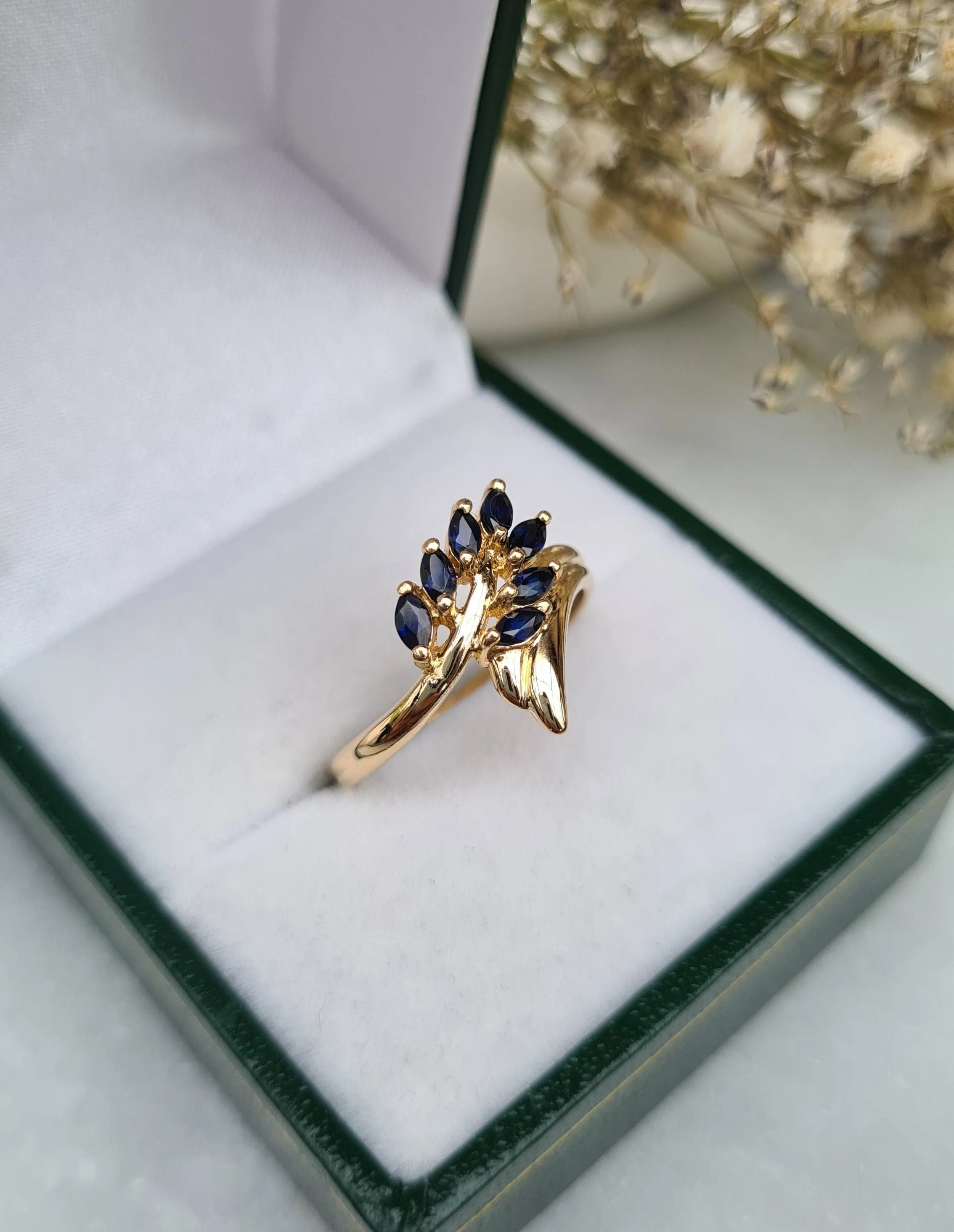 Bague rameau Saphirs or jaune sold by 58 Facettes product image thumbnail 5