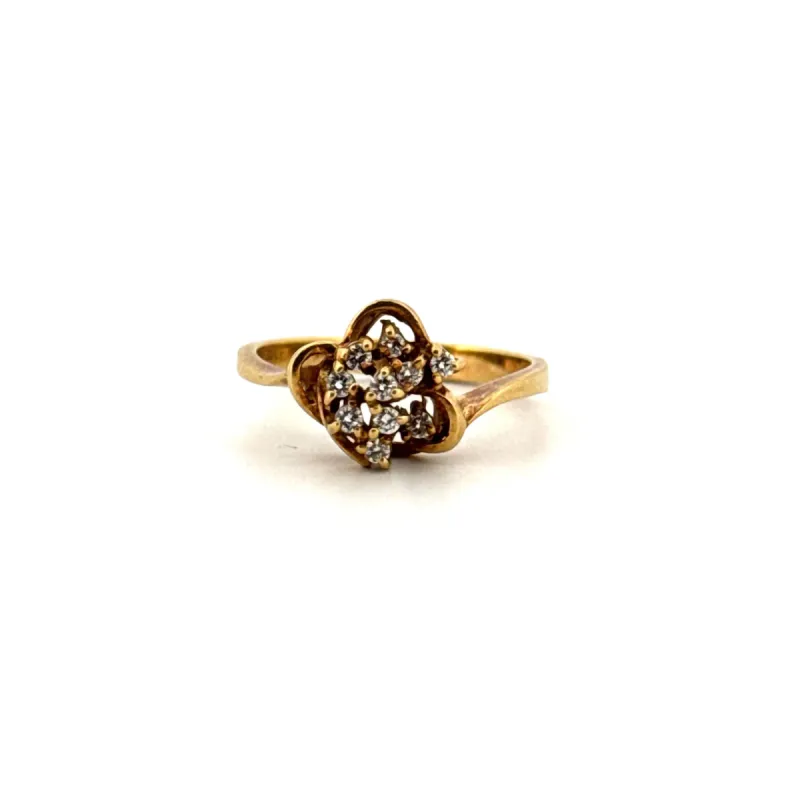 Bague Pavée Or Jaune Diamants sold by 58 Facettes