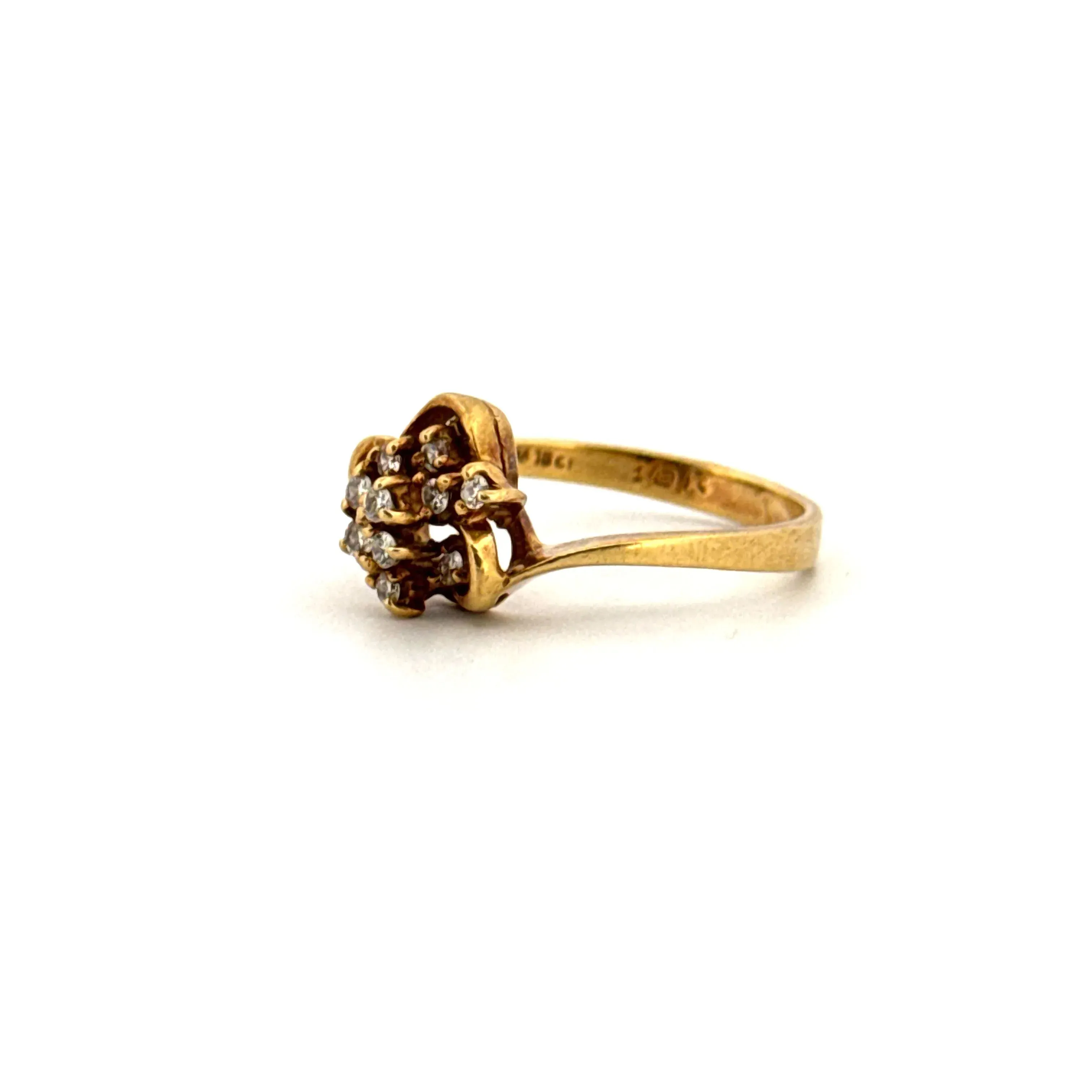 Bague Pavée Or Jaune Diamants sold by 58 Facettes product image thumbnail 3