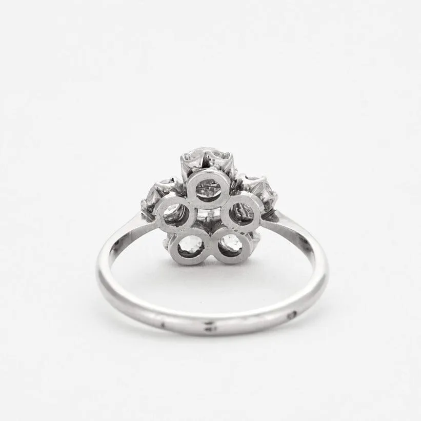 Bague Fleur or et diamants sold by 58 Facettes product image thumbnail 5