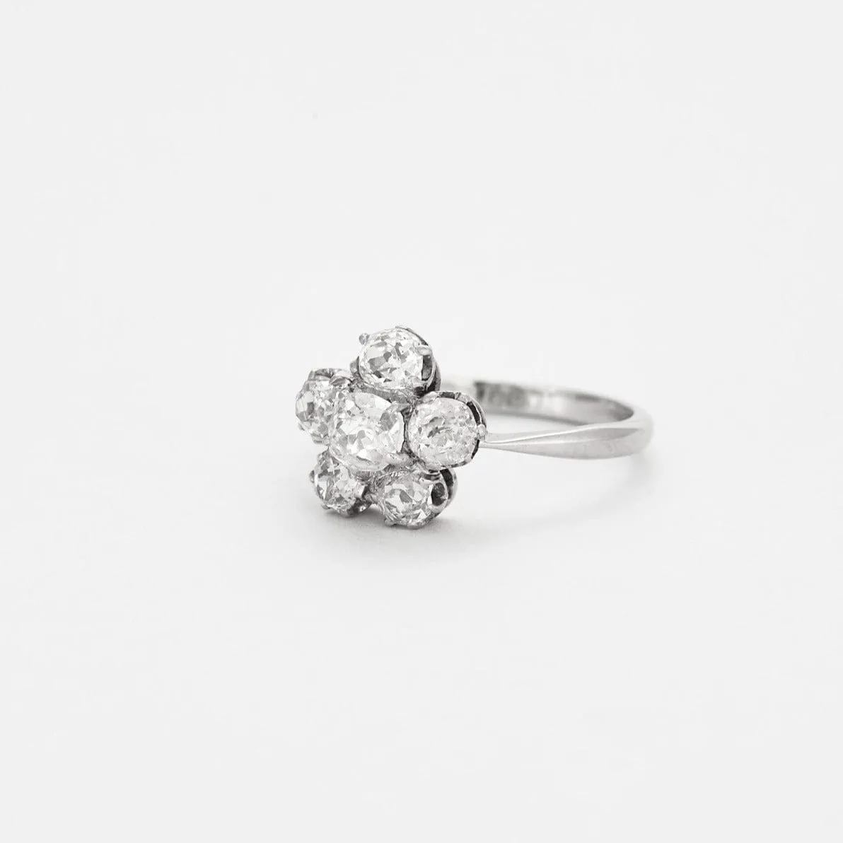 Bague Fleur or et diamants sold by 58 Facettes product image thumbnail 4
