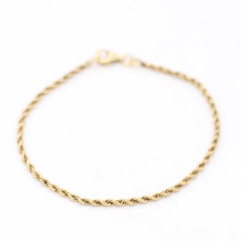 Bracelet cordon en or 18 carats sold by 58 Facettes
