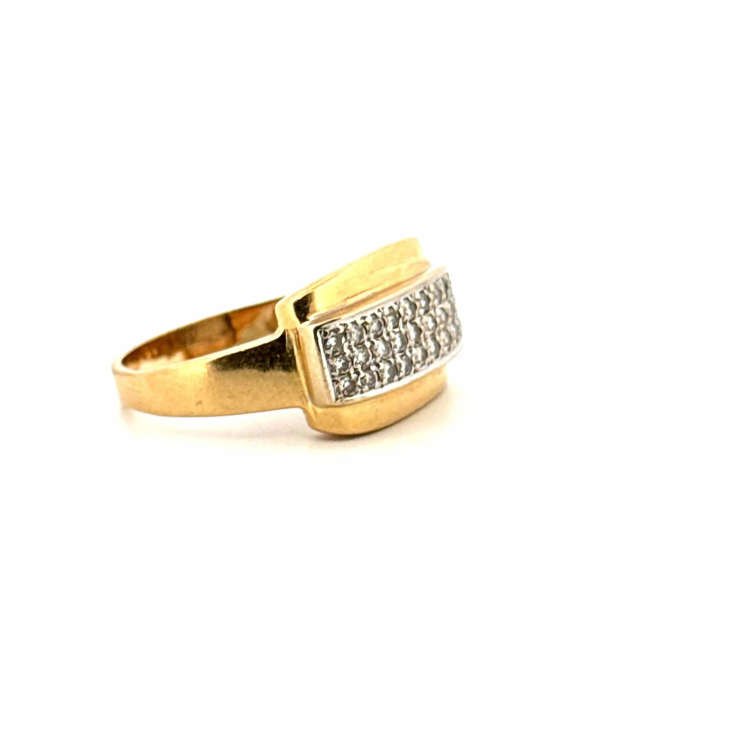 Bague Pavée or jaune et diamants sold by 58 Facettes product image thumbnail 4
