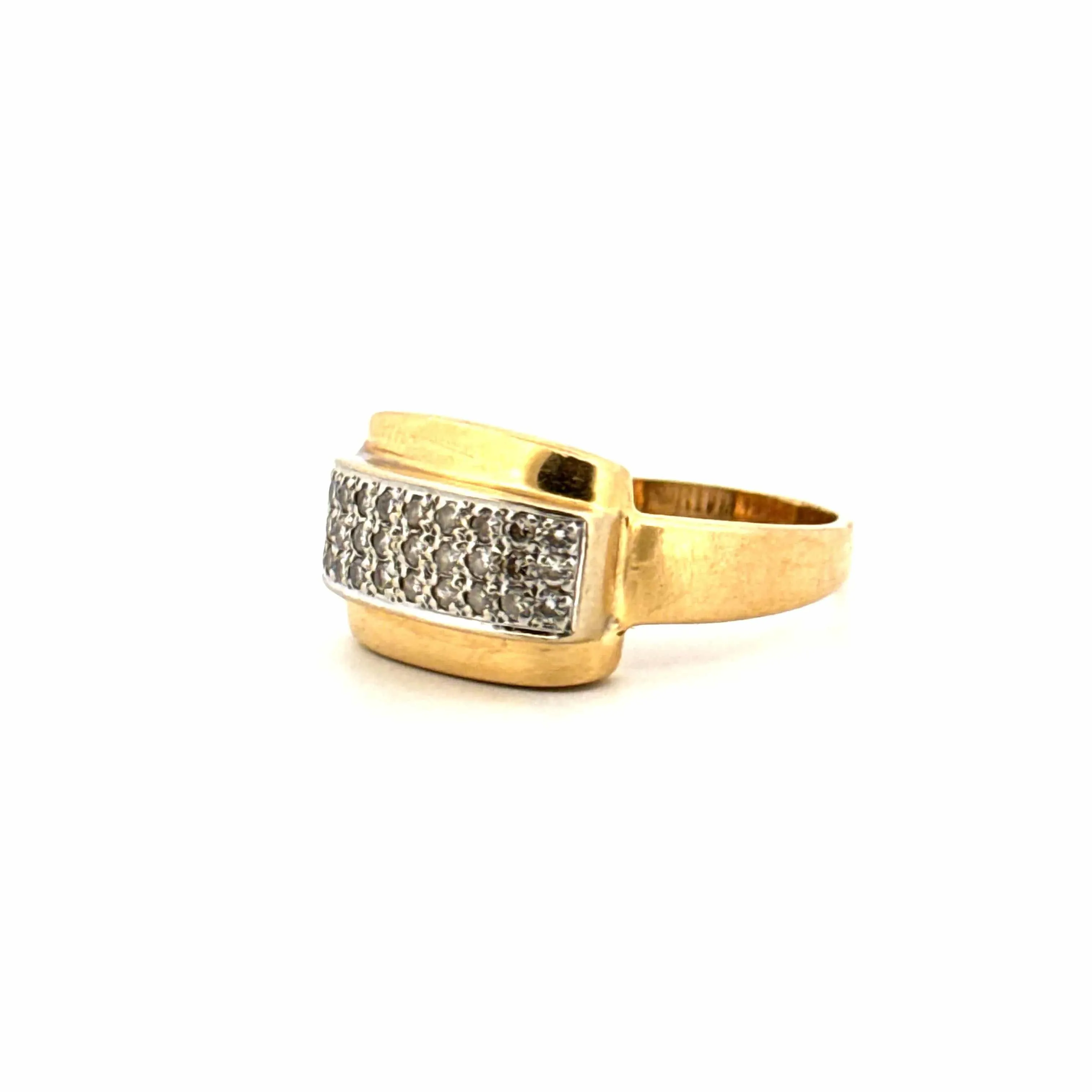 Bague Pavée or jaune et diamants sold by 58 Facettes product image thumbnail 3