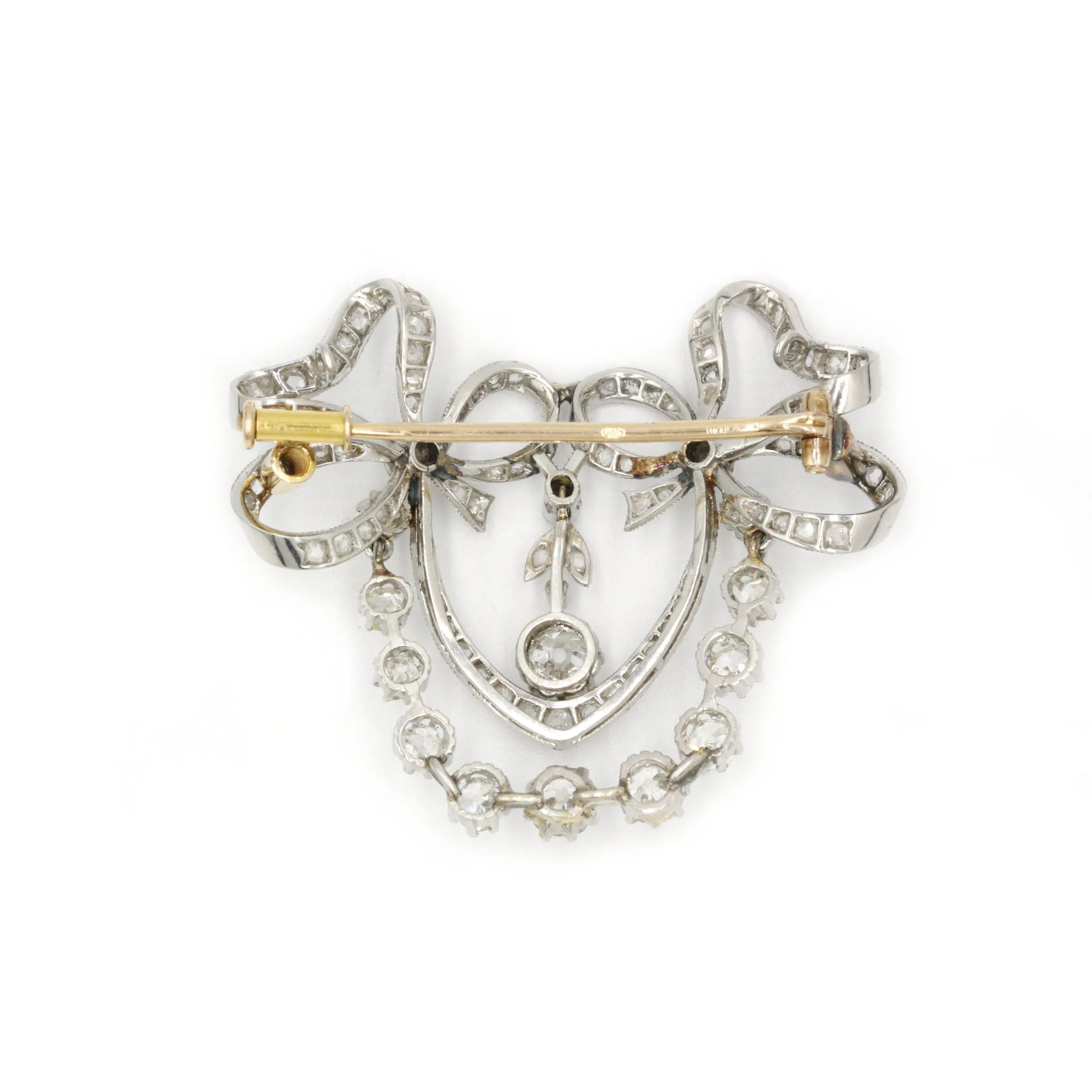 Broche - Or, Platine et diamants sold by 58 Facettes product image thumbnail 2