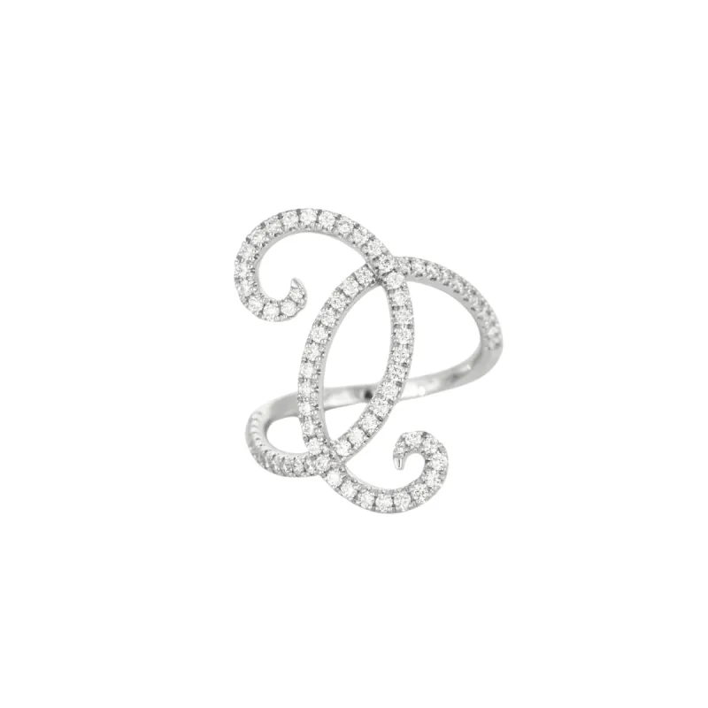 Bague or blanc diamants sold by 58 Facettes