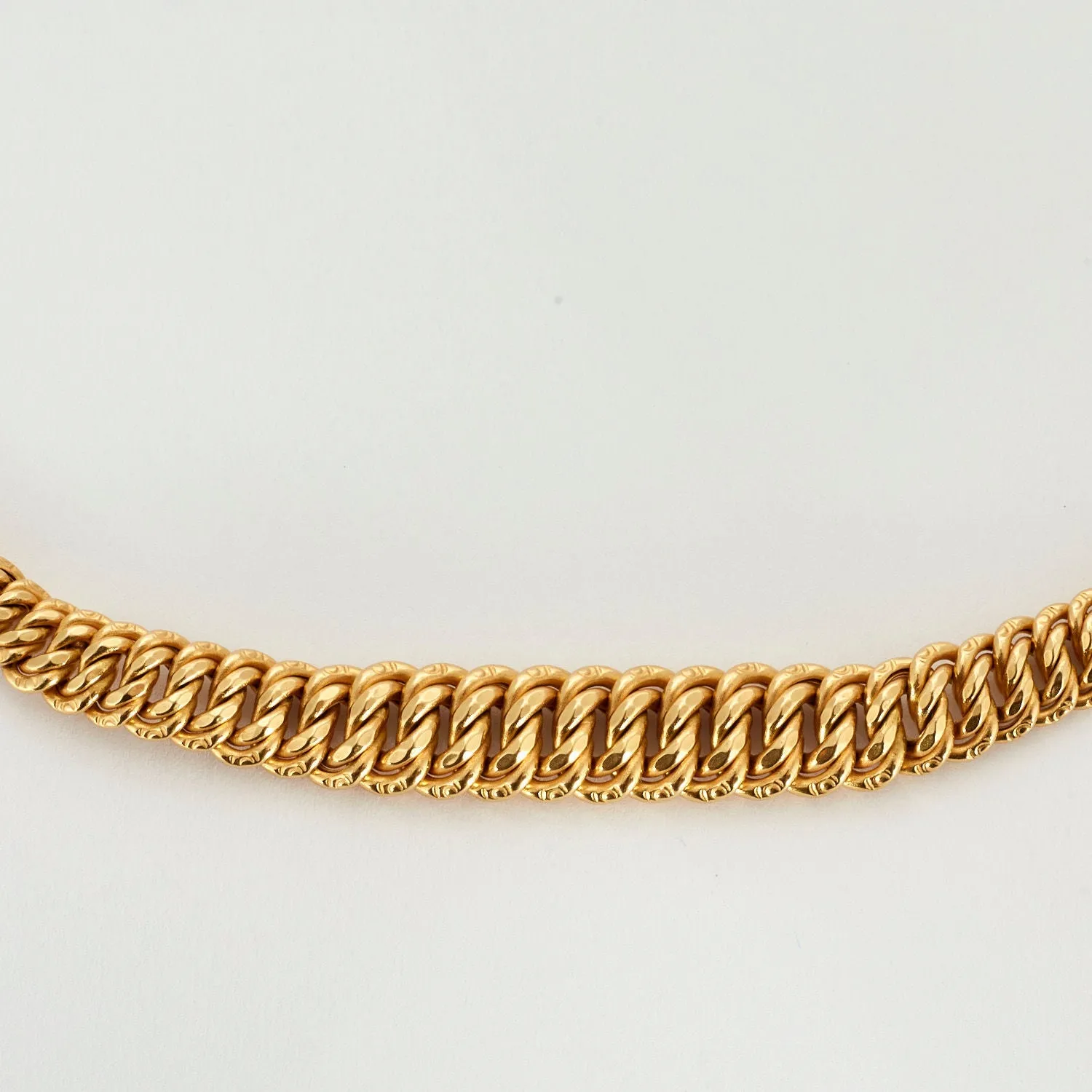 Collier or jaune maille américaine sold by 58 Facettes product image thumbnail 3