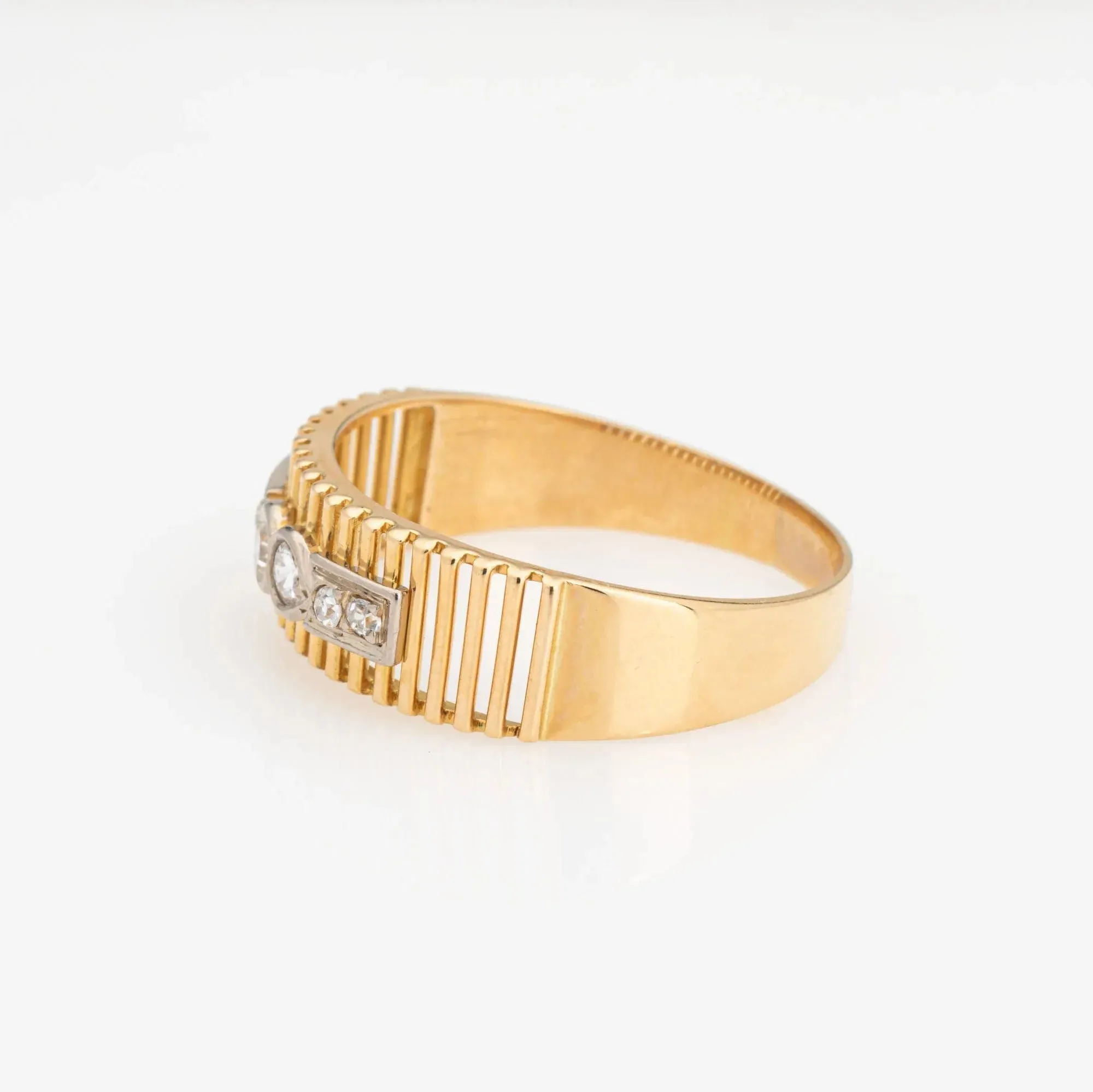 Bague Diamant Vintage Or Jaune sold by 58 Facettes product image thumbnail 5