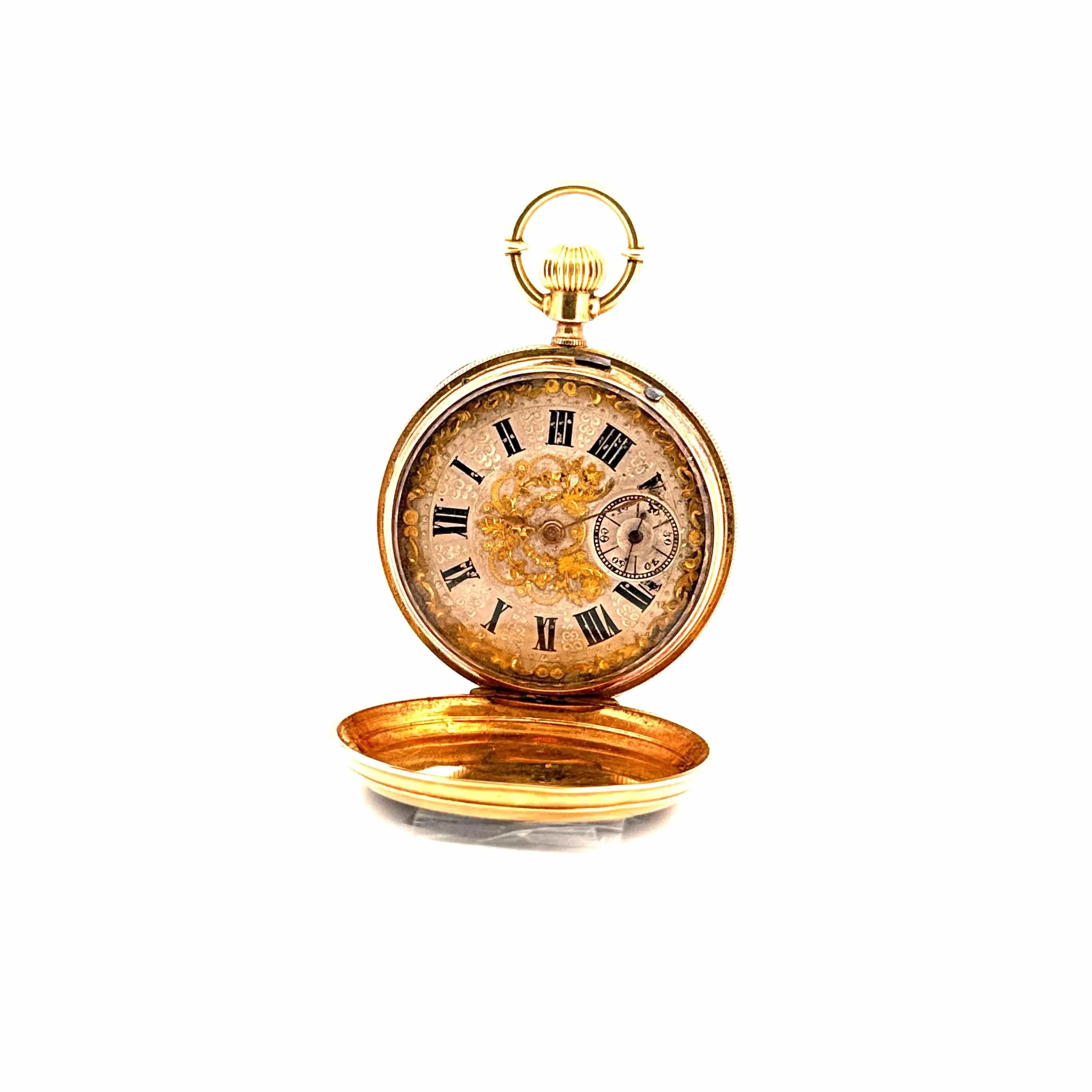 HUGUENIN & FILS, Ponts Martel - Montre à Gousset Or 18k sold by 58 Facettes product image thumbnail 5