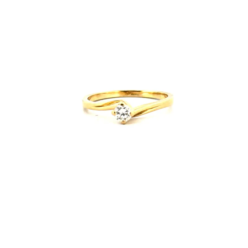 Solitaire Or Jaune Diamant sold by 58 Facettes