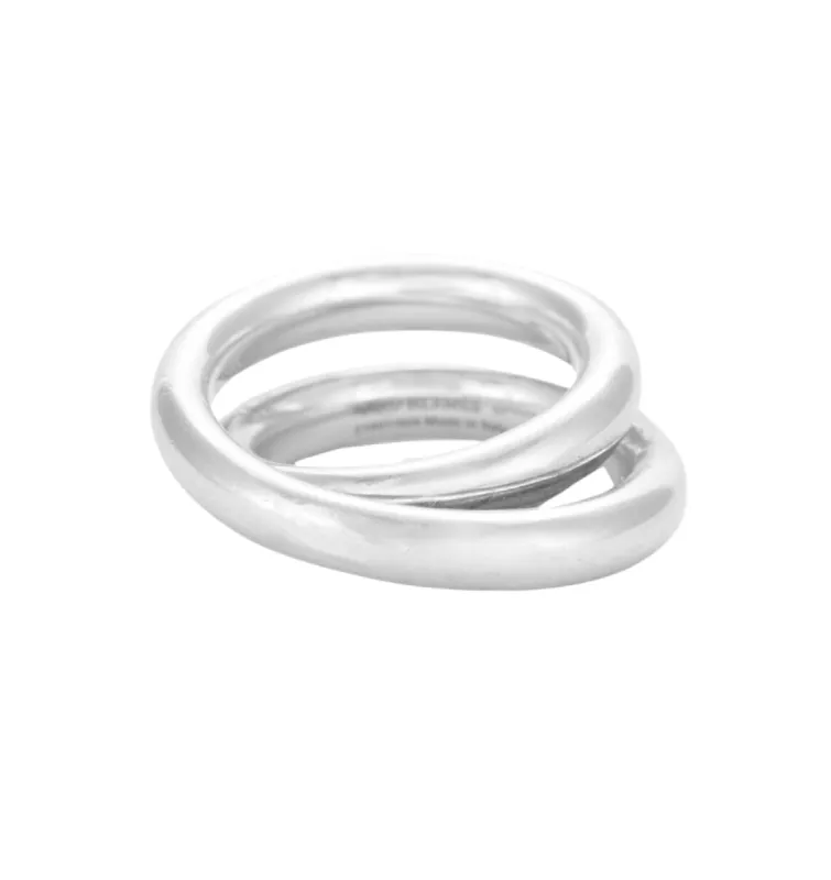 HERMES - Bague Vertige en argent made by 58 Facettes