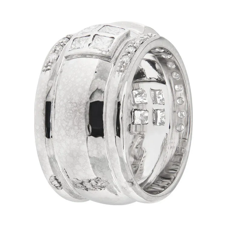 Bague en or blanc et diamants sold by 58 Facettes product image thumbnail 3