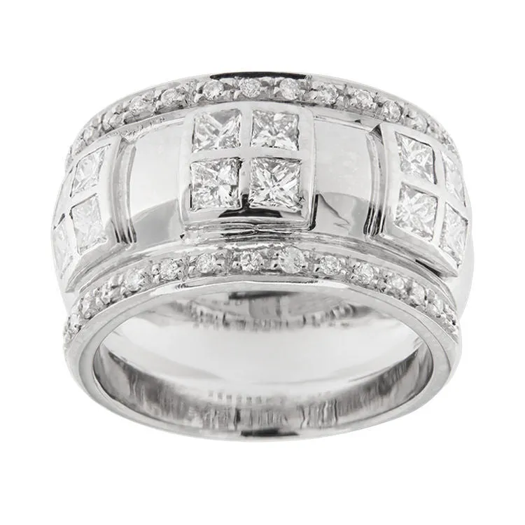 Bague en or blanc et diamants sold by 58 Facettes