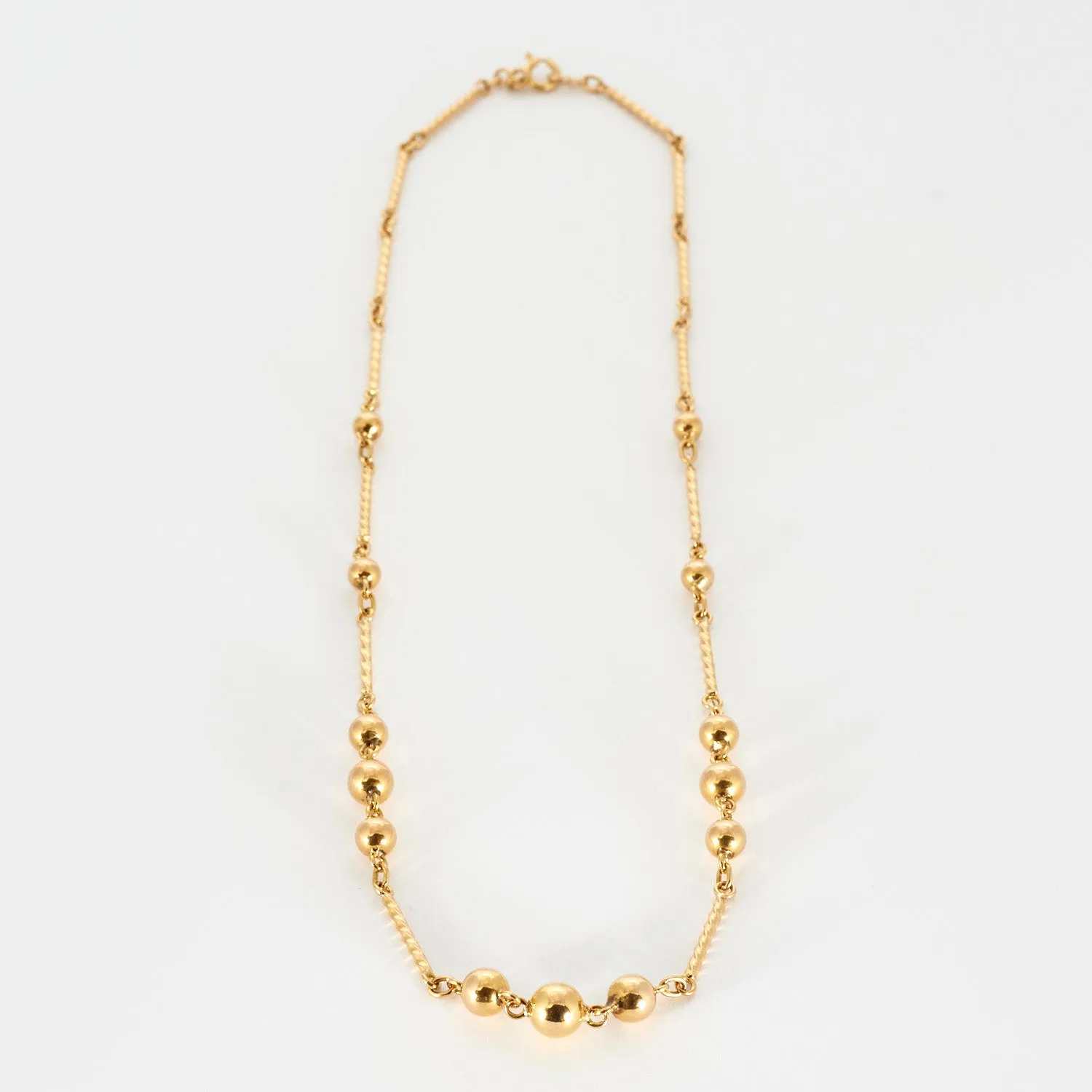 Collier en or jaune maille tressée sold by 58 Facettes product image thumbnail 3