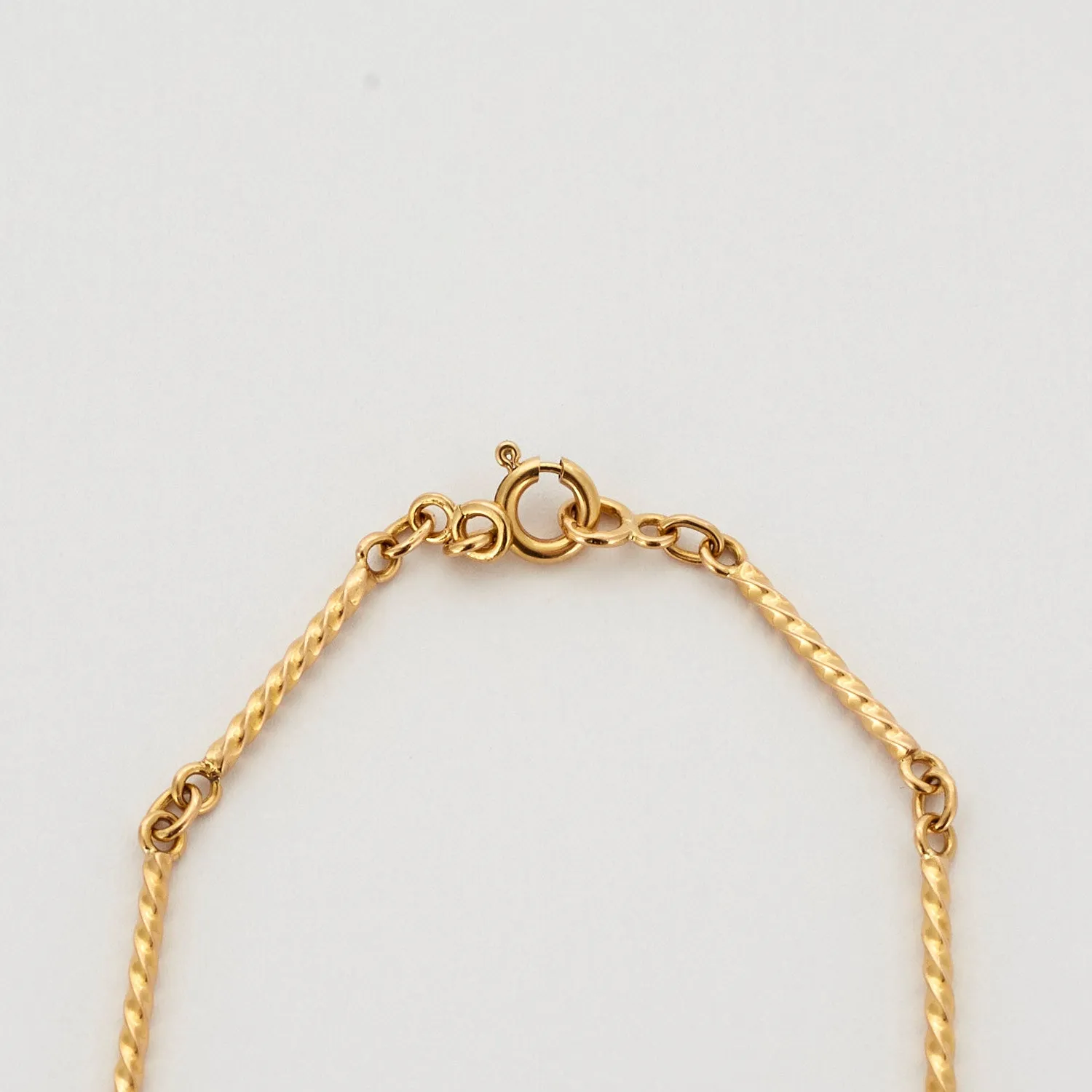 Collier en or jaune maille tressée sold by 58 Facettes product image thumbnail 5