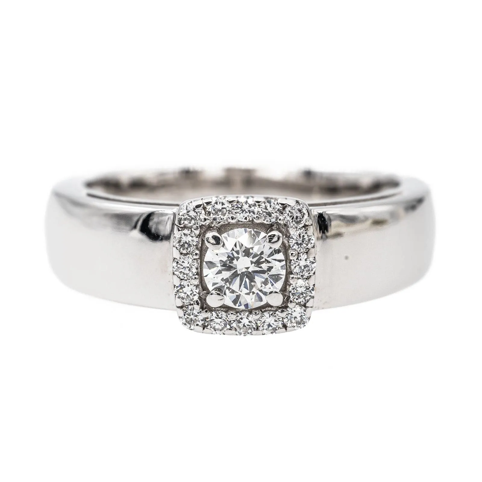 Bague Or blanc Diamant sold by 58 Facettes