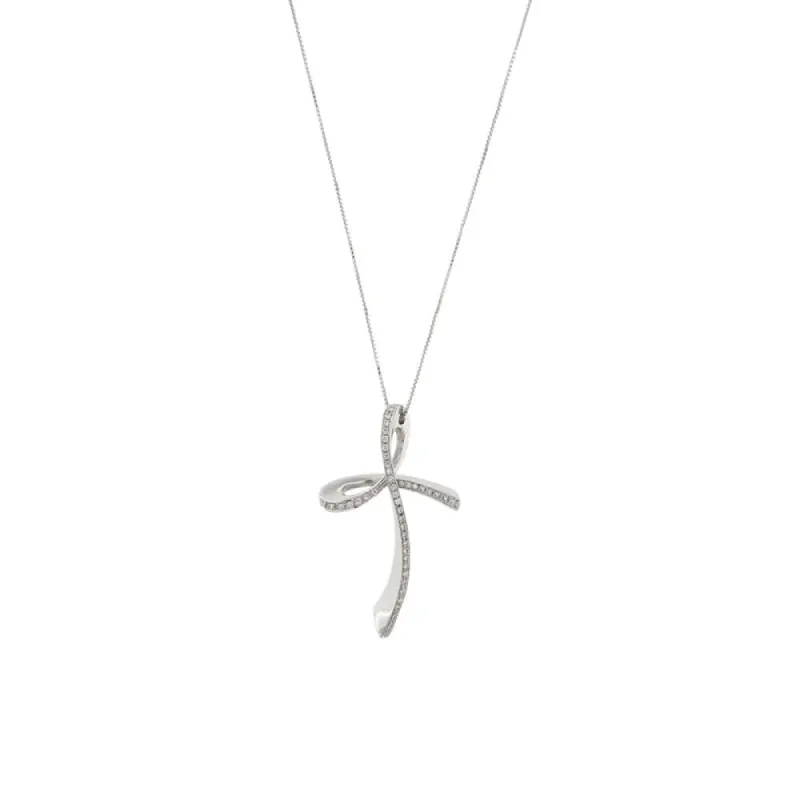 Collier avec croix et diamants sold by 58 Facettes