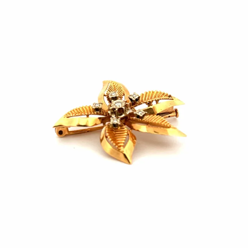 Broche Or Jaune 18k & Diamants sold by 58 Facettes