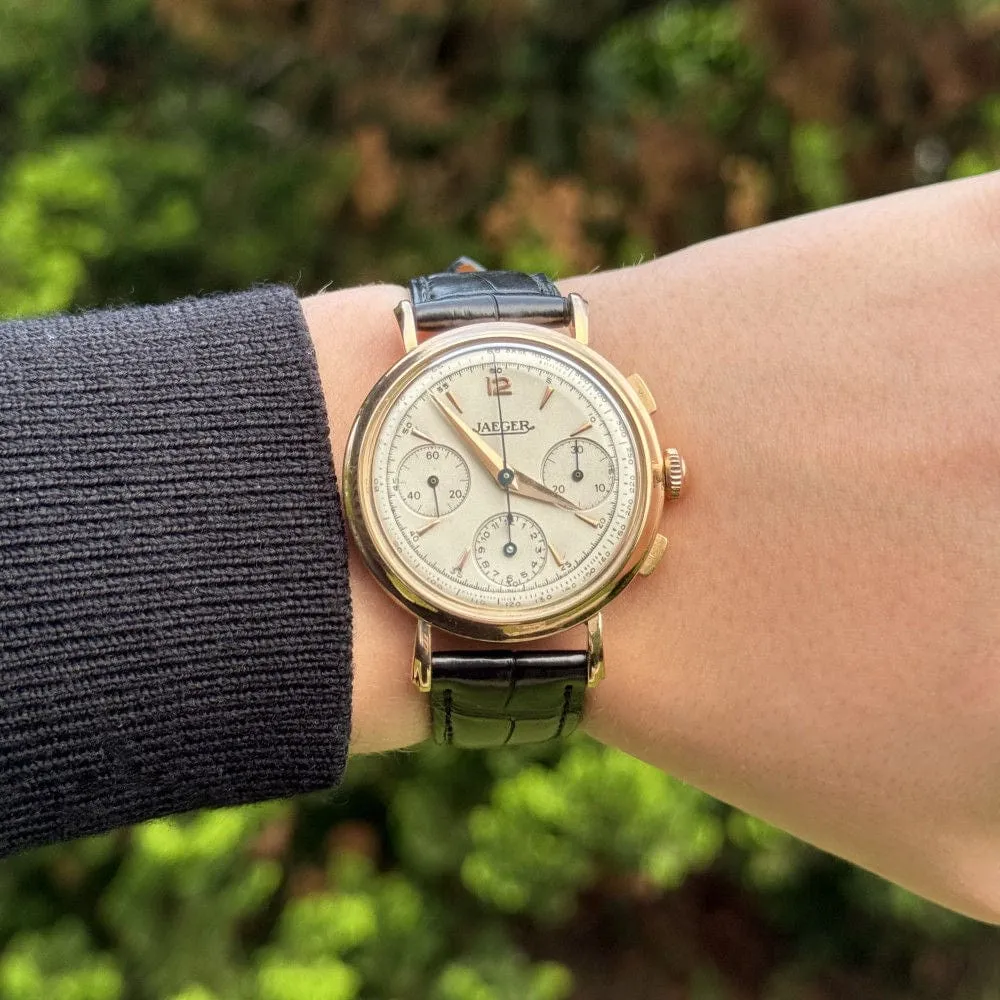 JAEGER - Montre Chronographe or rose sold by 58 Facettes product image thumbnail 2