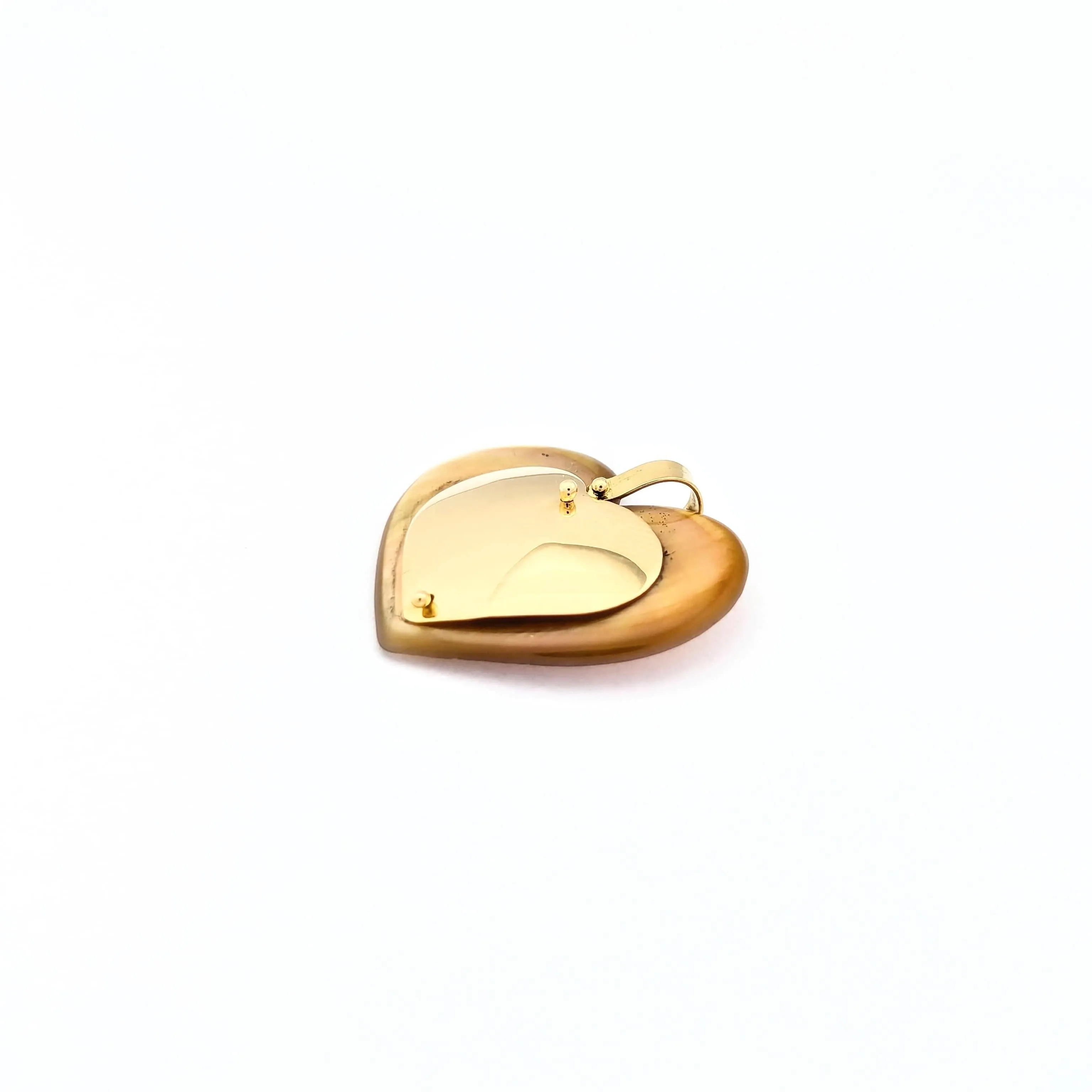 Pendentif cœur or jaune et nacre sold by 58 Facettes product image thumbnail 4