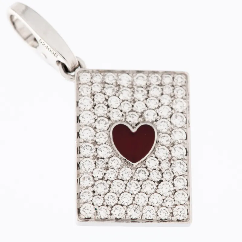 CARTIER - Pendentif Ace of Hearts Edition limitée sold by 58 Facettes