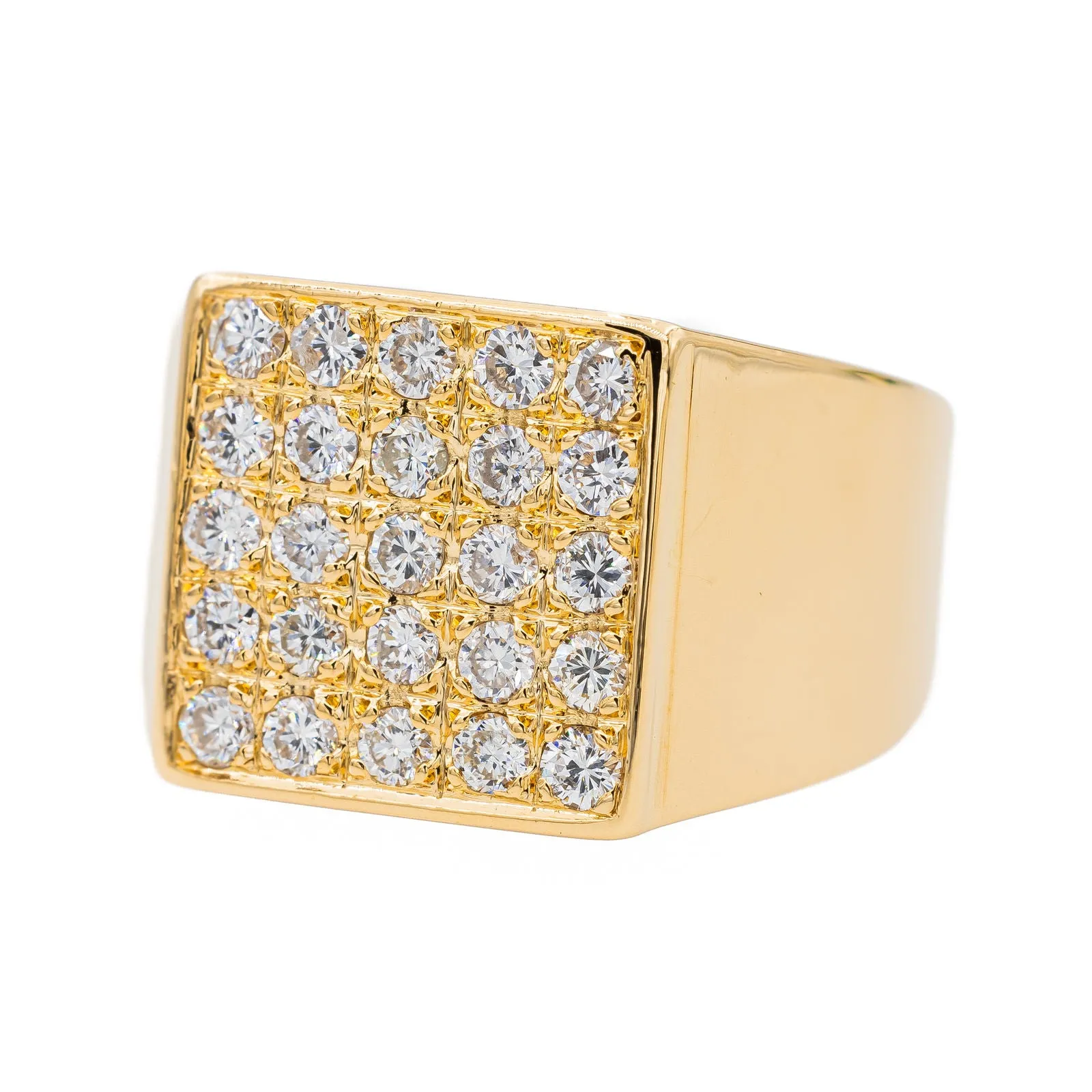 Bague Chevalière Or jaune Diamant sold by 58 Facettes product image thumbnail 3