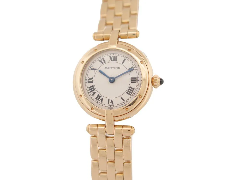 vintage montre CARTIER panthere ronde vendome 23mm or sold by 58 Facettes product image thumbnail 2