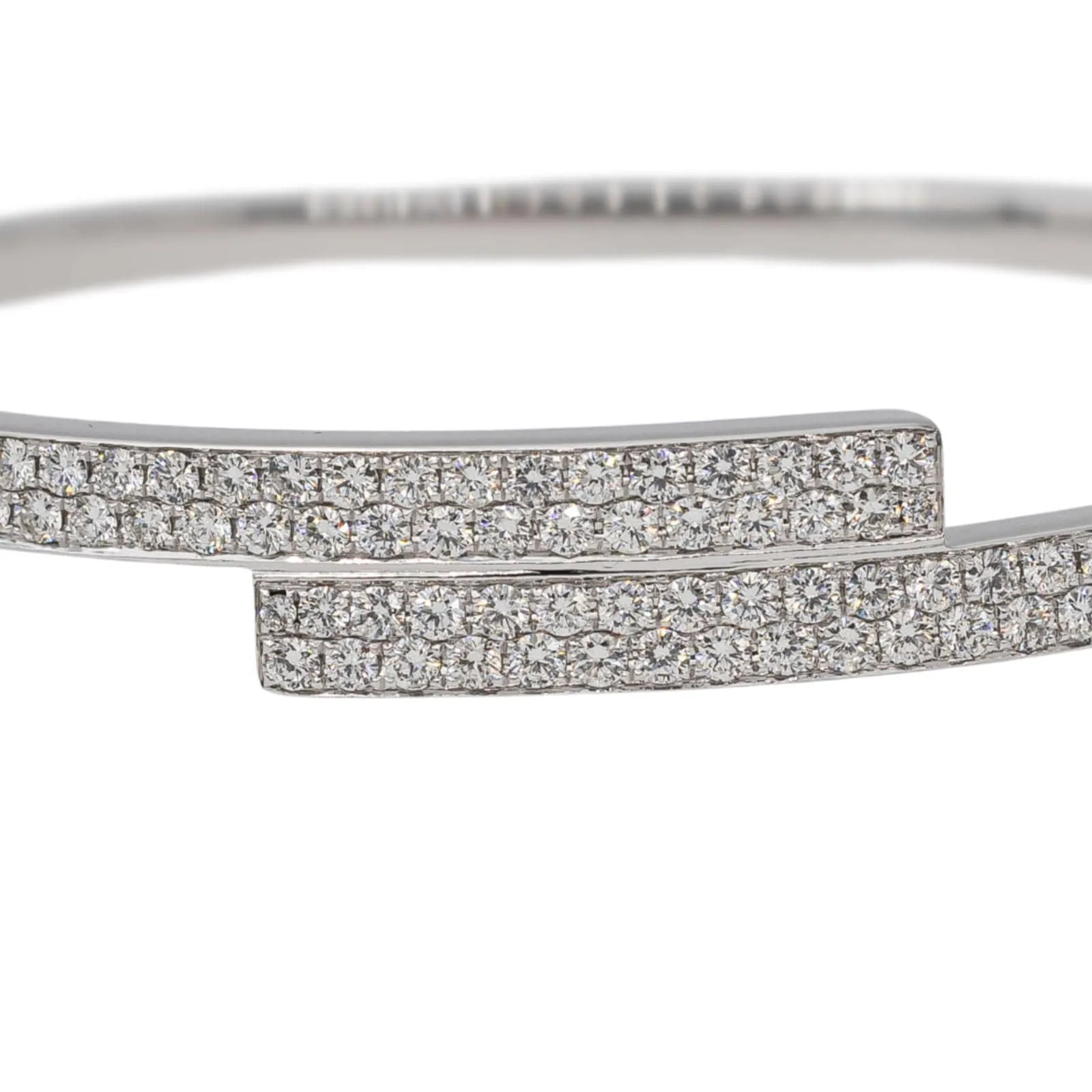 Bracelet Jonc Or blanc Diamant sold by 58 Facettes product image thumbnail 3