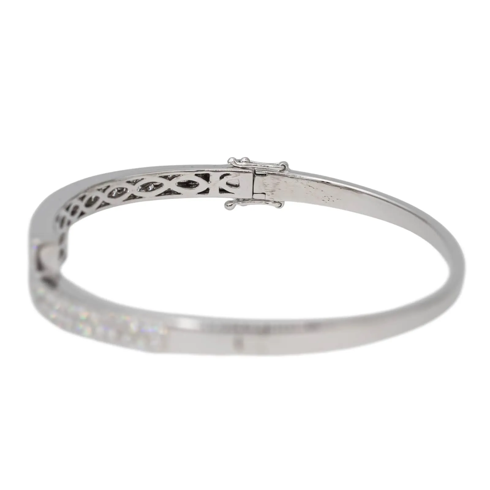 Bracelet Jonc Or blanc Diamant sold by 58 Facettes product image thumbnail 4