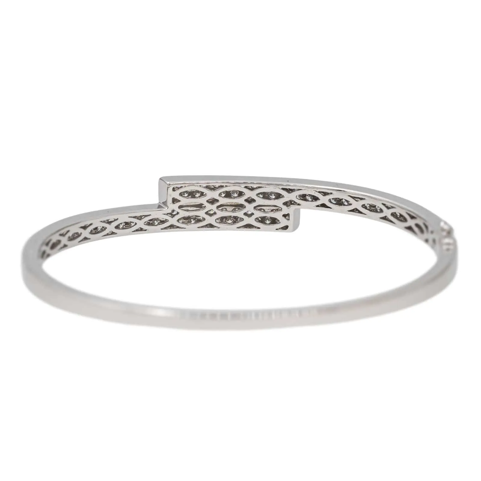Bracelet Jonc Or blanc Diamant sold by 58 Facettes product image thumbnail 5