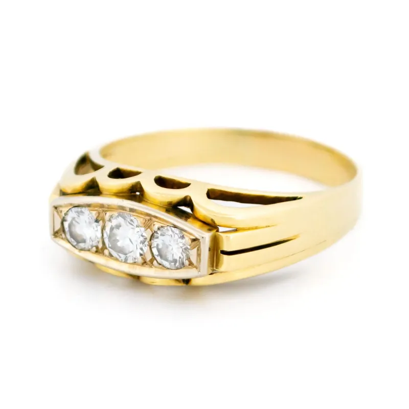 Bague Trilogie Diamants sold by 58 Facettes