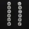 Boucles d'oreilles rivière diamant or gris sold by 58 Facettes