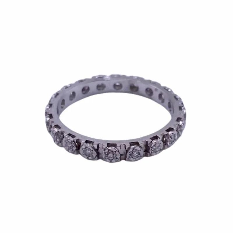 Alliance Américaine Or Blanc 18k & Diamants sold by 58 Facettes