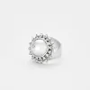 Bague diamants et perle sold by 58 Facettes