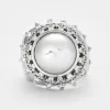 Bague diamants et perle sold by 58 Facettes