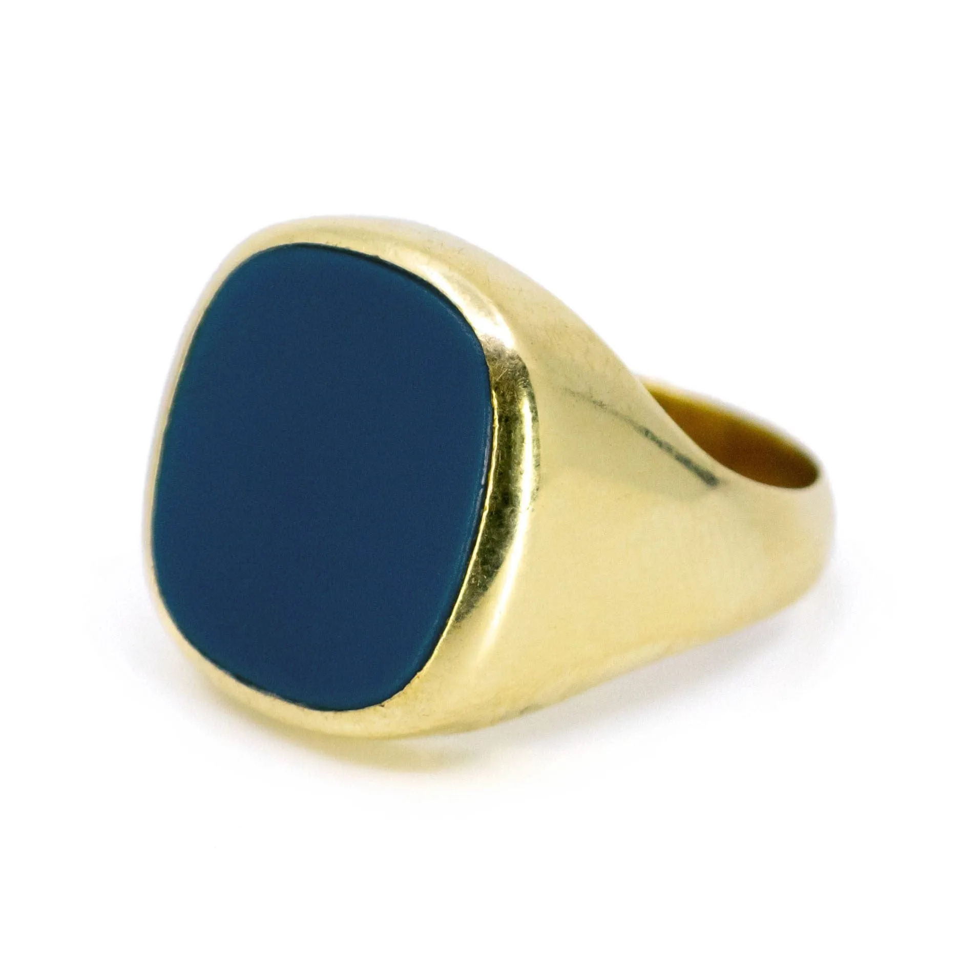 Bague chevalière Agate bleue sold by 58 Facettes product image thumbnail 2
