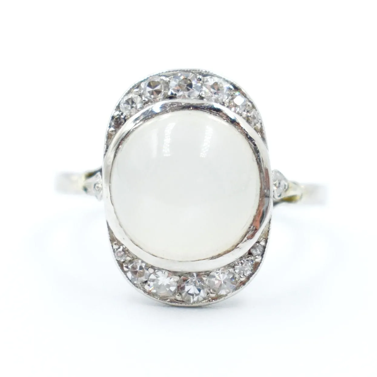 Bague Or Pierre de Lune Diamants sold by 58 Facettes product image thumbnail 2