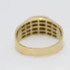 Bague tampon en or avec diamants sold by 58 Facettes